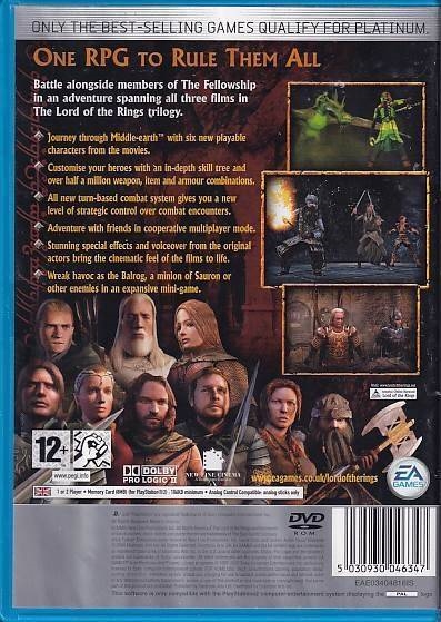 The Lord of the Rings The Third Age Platinum - PS2 (Genbrug)